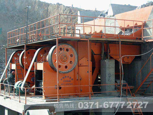 碎石破碎生產(chǎn)線 碎石破碎生產(chǎn)線