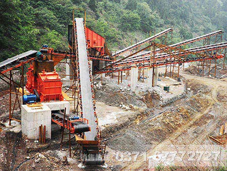 破碎石料的生產(chǎn)線都有什么設備組成？