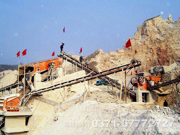 白云石破碎生產(chǎn)線 白云石破碎生產(chǎn)線