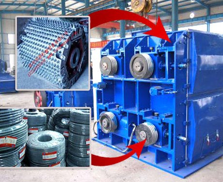 四輥式破碎機(jī)局部細(xì)節(jié) 四輥式破碎機(jī)局部細(xì)節(jié)
