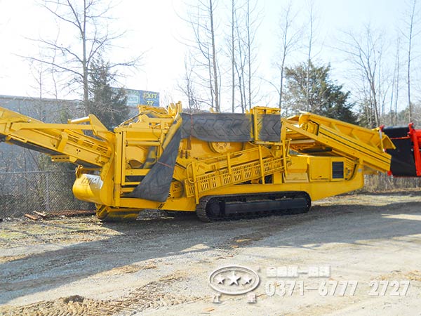 履帶式移動砂石料場破碎機 履帶式移動砂石料場破碎機