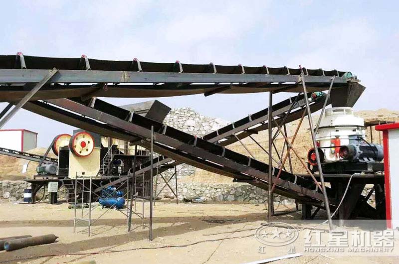 時(shí)產(chǎn)150青石石子生產(chǎn)線安裝完成 時(shí)產(chǎn)150青石石子生產(chǎn)線安裝完成