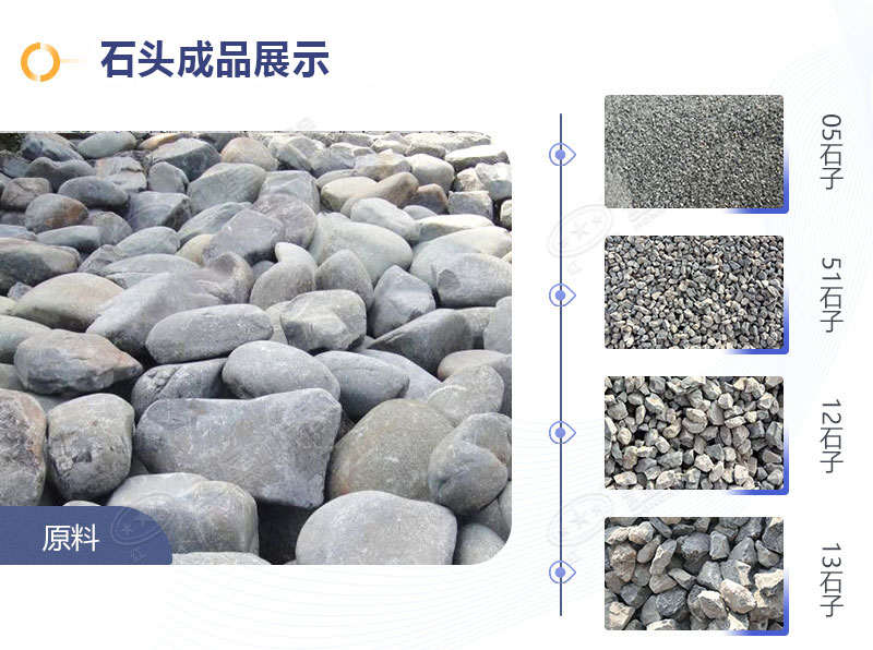 石頭分離后成品展示 石頭分離后成品展示