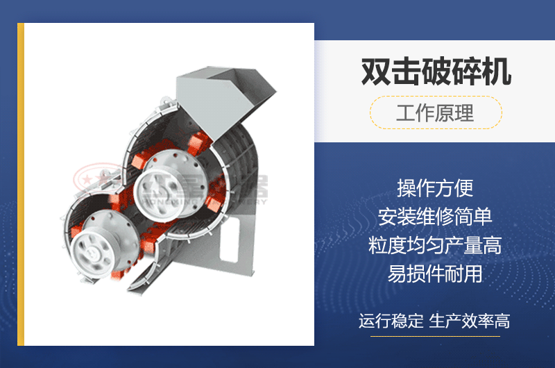 雙擊破碎機(jī)工作原理 雙擊破碎機(jī)工作原理