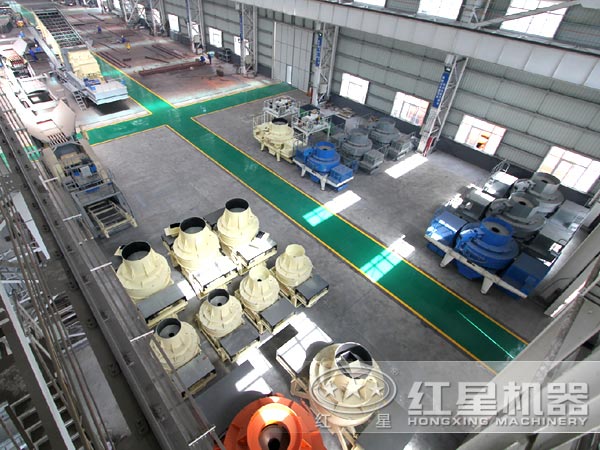 紅星河卵石打砂機生產(chǎn)車間 紅星河卵石打砂機生產(chǎn)車間