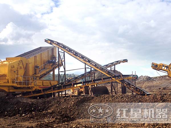 建筑垃圾移動(dòng)破碎站客戶現(xiàn)場(chǎng) 建筑垃圾移動(dòng)破碎站客戶現(xiàn)場(chǎng)