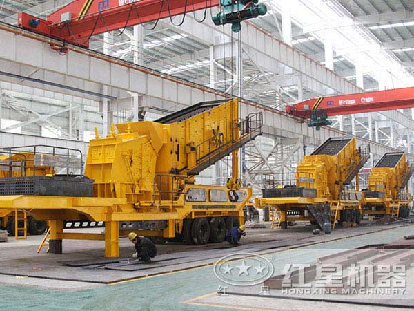 車載碎石機(jī)生產(chǎn)車間 車載碎石機(jī)生產(chǎn)車間