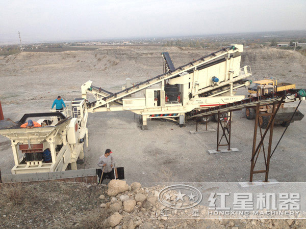 移動(dòng)破碎站客戶現(xiàn)場 移動(dòng)破碎站客戶現(xiàn)場