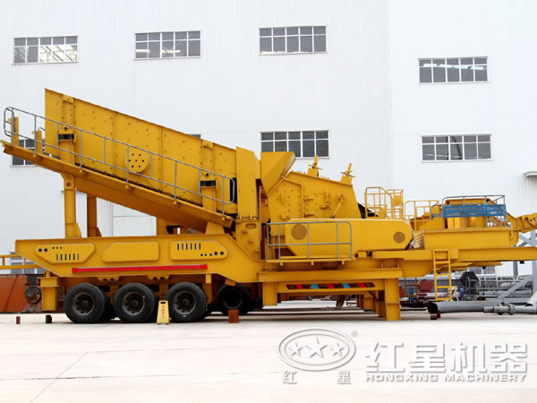 輪胎移動(dòng)式碎石機(jī) 輪胎移動(dòng)式碎石機(jī)