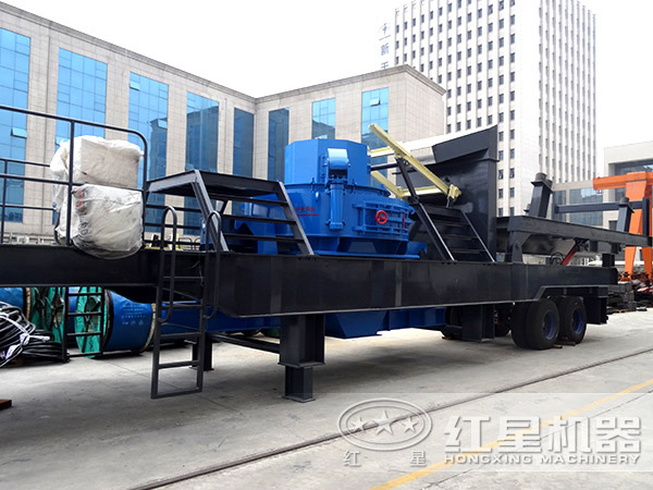 沖擊破車載移動破碎機(jī) 沖擊破車載移動破碎機(jī)