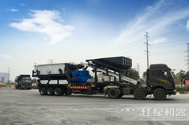 鵝卵石加工成沙選擇一步到位型移動(dòng)碎沙機(jī)更合適！