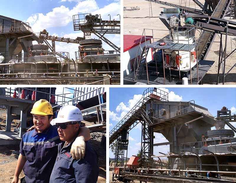 鐵礦石圓錐破碎機作業(yè)現(xiàn)場 鐵礦石圓錐破碎機作業(yè)現(xiàn)場