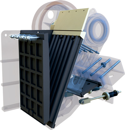 顎式破碎機(jī)內(nèi)部結(jié)構(gòu) 顎式破碎機(jī)內(nèi)部結(jié)構(gòu)