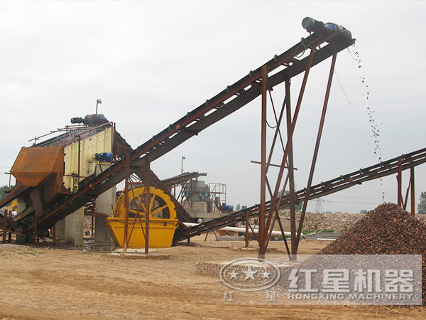 輪斗式洗砂機一小時可清洗160噸石粉嗎？大概會用多少水