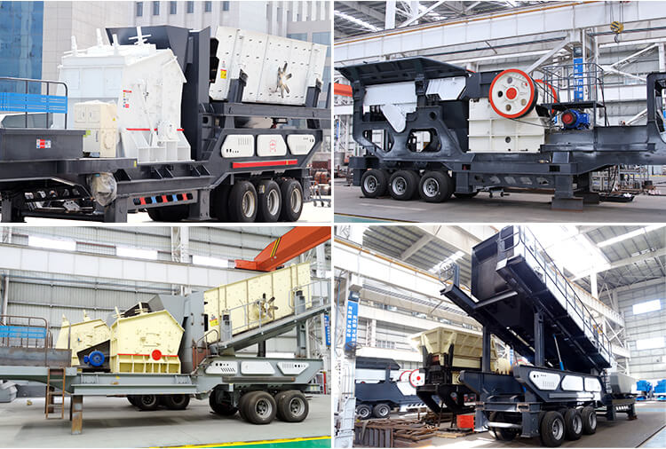 多種組機(jī)樣式下的流動碎石機(jī) 多種組機(jī)樣式下的流動碎石機(jī)