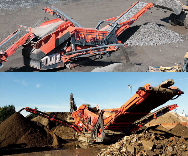 河南焦作履帶沙石分離機作業(yè)現場 河南焦作履帶沙石分離機作業(yè)現場