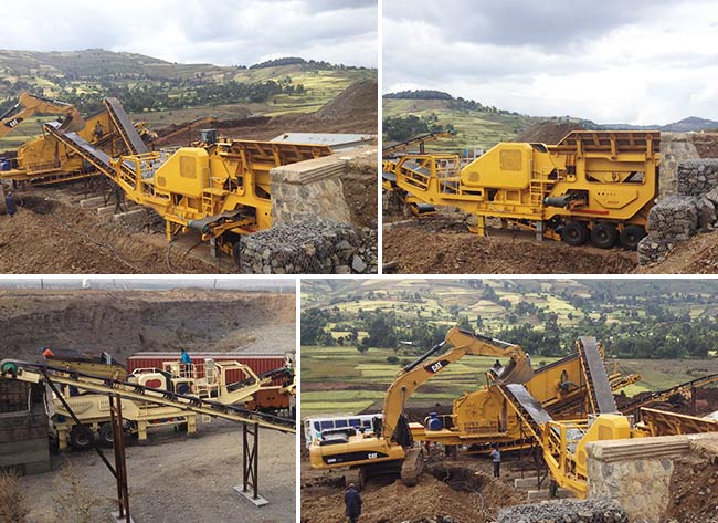 移動(dòng)粉碎機(jī)作業(yè)多角度拍攝 移動(dòng)粉碎機(jī)作業(yè)多角度拍攝