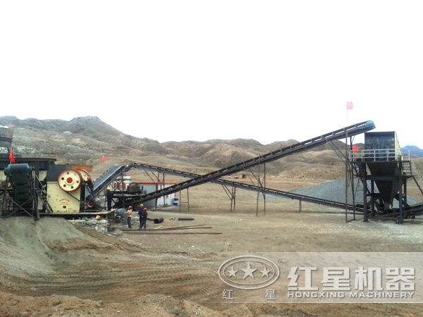 鵝卵石制砂生產(chǎn)試運(yùn)調(diào)試現(xiàn)場 鵝卵石制砂生產(chǎn)試運(yùn)調(diào)試現(xiàn)場