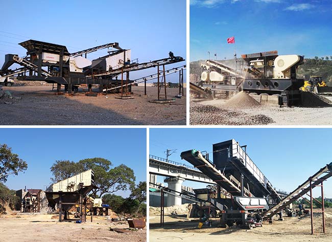 流動(dòng)碎石機(jī)作業(yè)現(xiàn)場拍攝 流動(dòng)碎石機(jī)作業(yè)現(xiàn)場拍攝