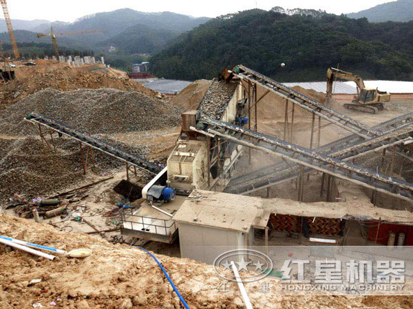 河南駐馬店砂石廠作業(yè)現(xiàn)場(chǎng)拍攝 河南駐馬店砂石廠作業(yè)現(xiàn)場(chǎng)拍攝