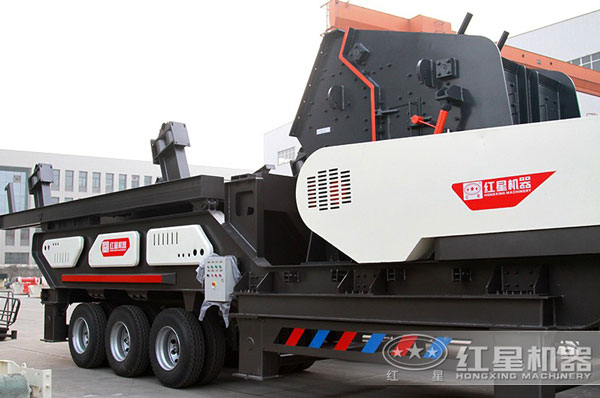 輪胎式汽車移動磕石機 輪胎式汽車移動磕石機