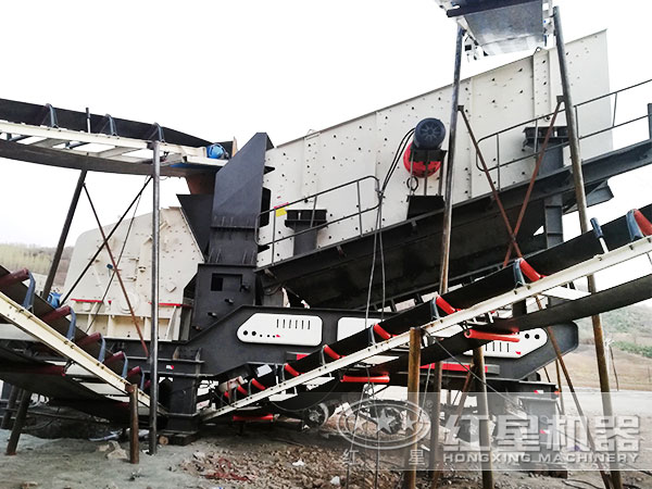 湖南移動石子破碎站破碎現(xiàn)場 湖南移動石子破碎站破碎現(xiàn)場