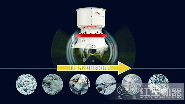 單缸圓錐破碎機(jī)多樣化的腔型擴(kuò)大了破碎物料范圍 單缸圓錐破碎機(jī)多樣化的腔型擴(kuò)大了破碎物料范圍