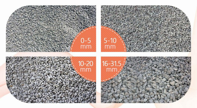 多種砂石骨料規(guī)格呈現(xiàn) 多種砂石骨料規(guī)格呈現(xiàn)