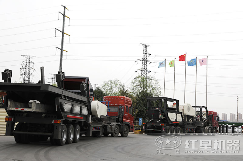 紅星移動破碎機相繼發(fā)貨 紅星移動破碎機相繼發(fā)貨