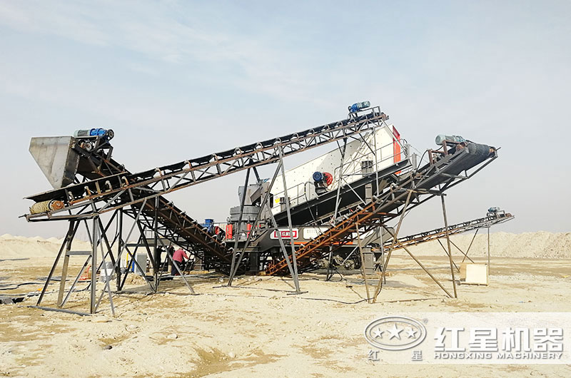 鋼筋混凝土破碎用什么機(jī)器？建筑垃圾移動(dòng)破碎站剛剛好