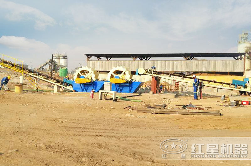 洗沙機(jī)作業(yè)現(xiàn)場 洗沙機(jī)作業(yè)現(xiàn)場