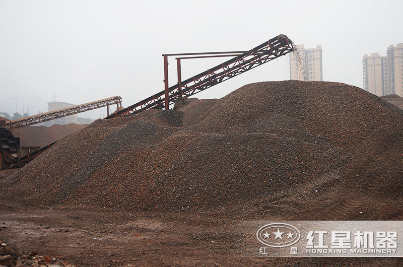 經(jīng)建筑垃圾粉碎機(jī)處理后的骨料 經(jīng)建筑垃圾粉碎機(jī)處理后的骨料