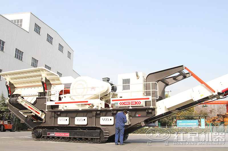 河南哪里有履帶移動破石機賣？有沒有現(xiàn)場視頻