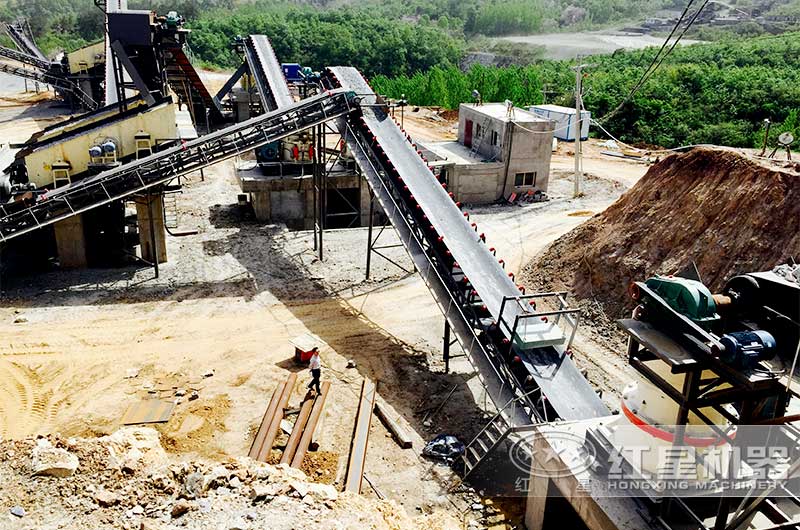 南陽(yáng)時(shí)產(chǎn)800噸玄武巖破碎生產(chǎn)線(xiàn)二 南陽(yáng)時(shí)產(chǎn)800噸玄武巖破碎生產(chǎn)線(xiàn)二