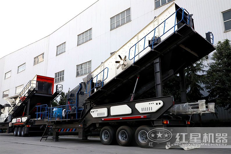 搭配不同主機的移動碎石機 搭配不同主機的移動碎石機