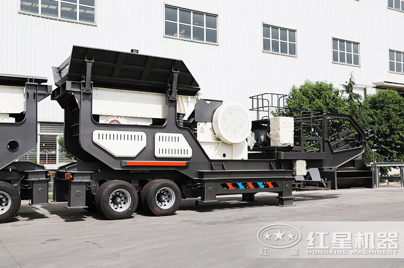 輪胎移動式建筑垃圾破碎站圖片 輪胎移動式建筑垃圾破碎站圖片