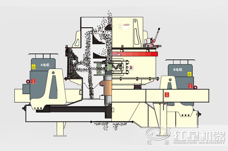 紅星立式?jīng)_擊式破碎機(jī)結(jié)構(gòu)圖 紅星立式?jīng)_擊式破碎機(jī)結(jié)構(gòu)圖
