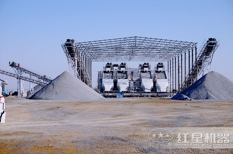 固定石子生產線設備生產現場 固定石子生產線設備生產現場