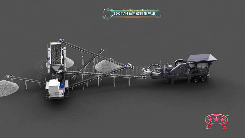 移動石子破碎生產(chǎn)線配置 移動石子破碎生產(chǎn)線配置