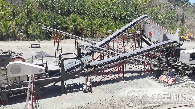 時產(chǎn)300移動碎石生產(chǎn)線生產(chǎn)現(xiàn)場 時產(chǎn)300移動碎石生產(chǎn)線生產(chǎn)現(xiàn)場