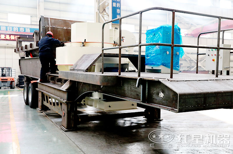 移動制砂機(jī)生產(chǎn)車間 移動制砂機(jī)生產(chǎn)車間