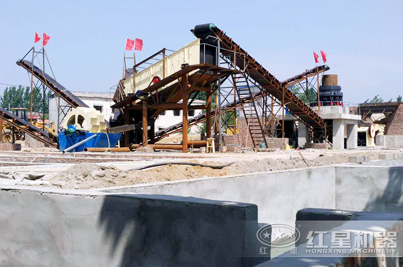 全套制砂洗沙生產(chǎn)現(xiàn)場 全套制砂洗沙生產(chǎn)現(xiàn)場