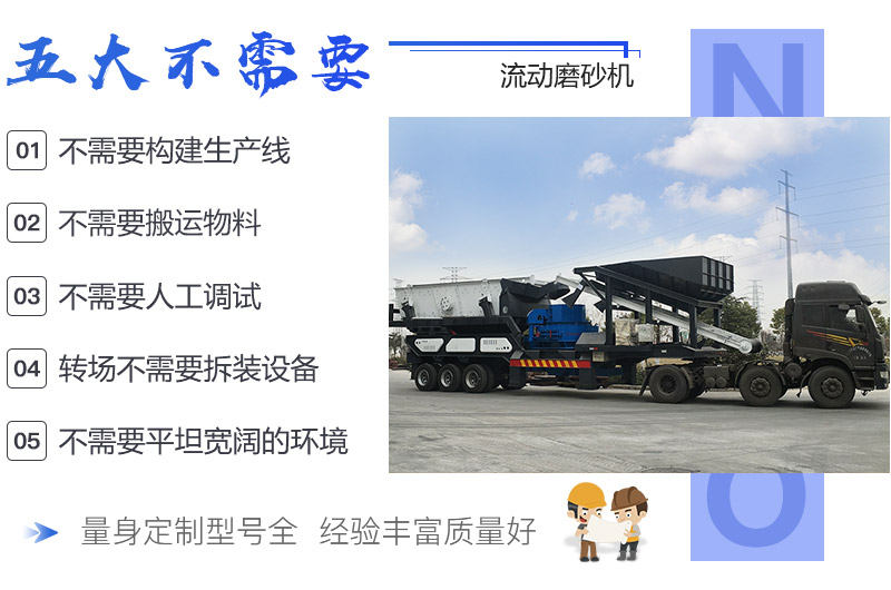 流動制砂機發(fā)貨中 流動制砂機發(fā)貨中