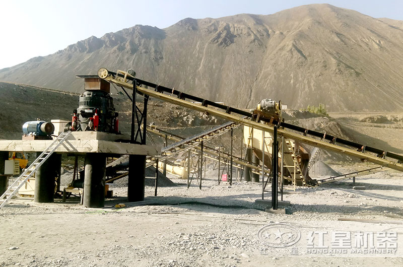 圓錐破碎機制砂生產(chǎn)現(xiàn)場 圓錐破碎機制砂生產(chǎn)現(xiàn)場