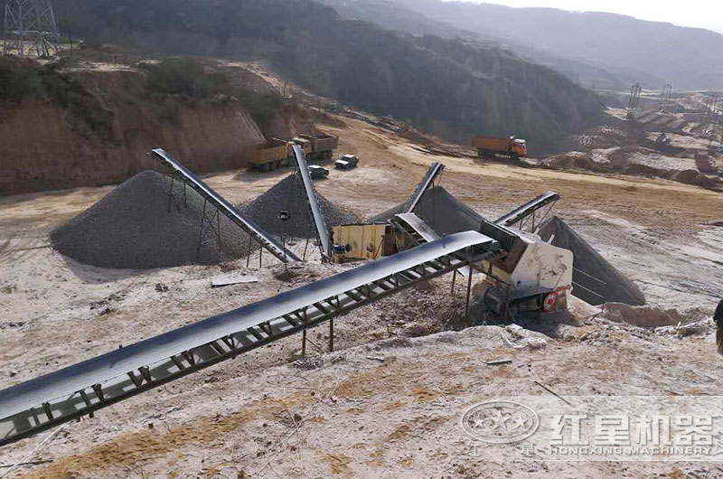 反擊破制砂生產(chǎn)現(xiàn)場(chǎng) 反擊破制砂生產(chǎn)現(xiàn)場(chǎng)