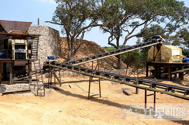 鄂破搭配雙臺反擊破四川南充生產(chǎn)現(xiàn)場 鄂破搭配雙臺反擊破四川南充生產(chǎn)現(xiàn)場