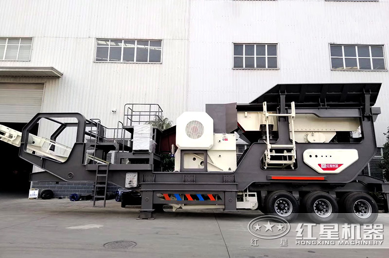 鄂破建筑垃圾移動(dòng)破碎站 鄂破建筑垃圾移動(dòng)破碎站