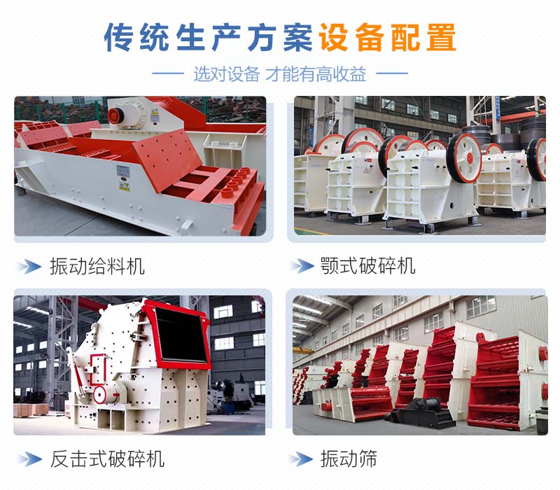 石料生產(chǎn)線配置方案 石料生產(chǎn)線配置方案