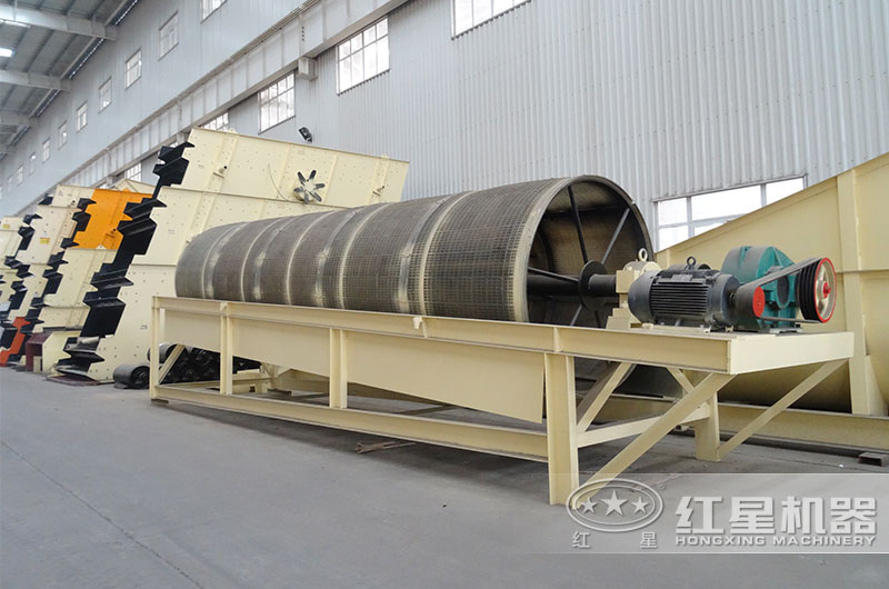 河南紅星生產(chǎn)的滾筒篩實物圖 河南紅星生產(chǎn)的滾筒篩實物圖