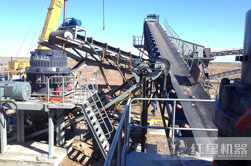 鵝卵石圓錐破碎機生產(chǎn)現(xiàn)場 鵝卵石圓錐破碎機生產(chǎn)現(xiàn)場